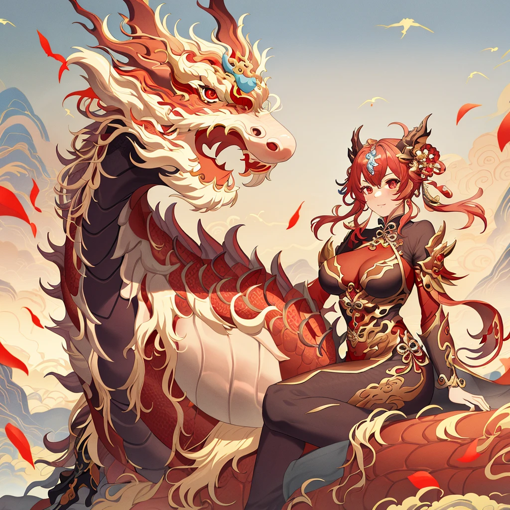 hb,<lora:CHGF:0.7>,1girl,sitting on the body of a chinese dragon,UHD,retina,masterpiece,ccurate,anatomically correct,textured skin,super detail,high details,high quality,award winning,best quality,highres,4K,