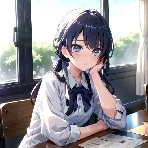 <lora:MuranoSayaka-09:0.7>, LLSayaka, looking at viewer