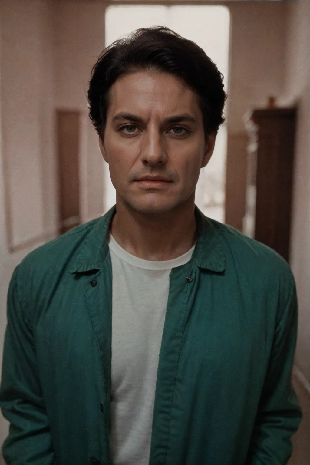 analog film photo solo, tstyle, realistic, ((vintage photo)), (((man:1.5), (male:1.2), person, 1boy)), (((short gentlemen black hair))), (((angry,scowl):1.2)), ((strong big muscular man)), (((dark long sleeves military shirt:1.3))), ((retro amusement park on the moon)), ((dynamic pose)), high detailed, (cinematic shot:1.3), PA7_Human-Likeness, PA7_Photo-BW, 8k, clear facial features, in style of Lachlan Bailey, <lora:PAseer-SD15-LCM Quick:1> <lora:picxer_real:.5> <lora:ReaLora:.2> skin <lora:TStyle_-_Photography_Style:.2> <lora:[US]_-_Peter_Lupus:1> peterlupus . faded film, desaturated, 35mm photo, grainy, vignette, vintage, Kodachrome, Lomography, stained, highly detailed, found footage