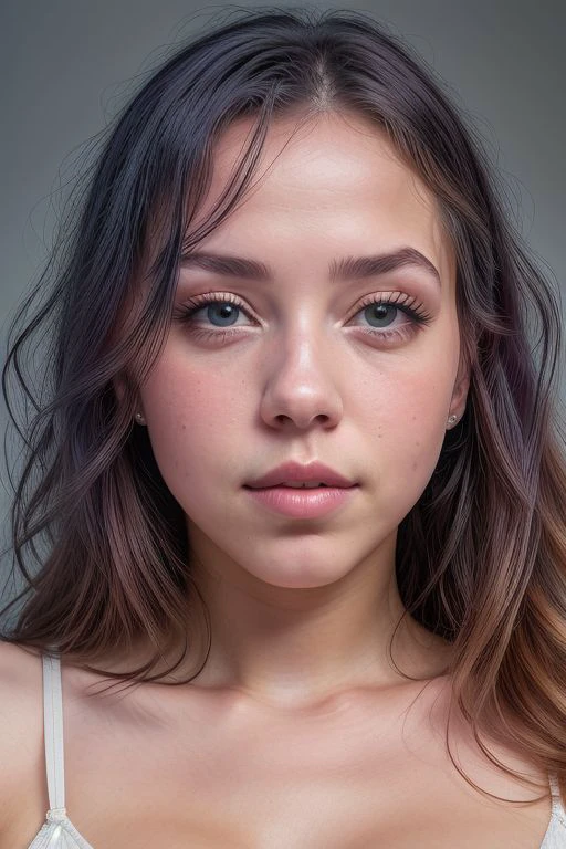 Merger_babisceral_zoore
(headshot:1.2) portrait on a (plain grey background:1.2), (headshot:1.2), (face focus:1.1), windswept chaotic hair, soft lighting, low contrast, low saturation,
bokeh, f1.4, 40mm, photorealistic, raw, 8k, textured skin, skin pores, intricate details <lora:epi_noiseoffset2:1>, epiCRealism
