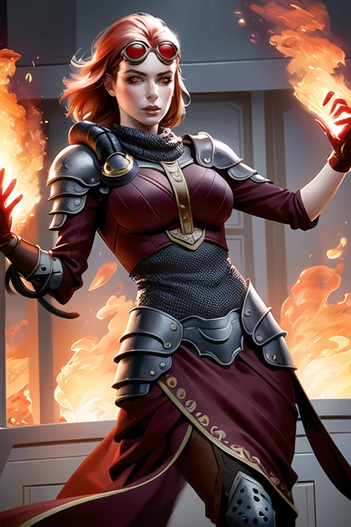 (masterpiece:1.2),(best quality:1.2)),perfect eyes,perfect face,perfect lighting,fashion,masterpiece,best quality,highly detailed,
1girl,beautiful,cowboy_shot,solo,(looking at viewer:1.1),<lora:Chandra:1>,goggles,fire,red eyes,