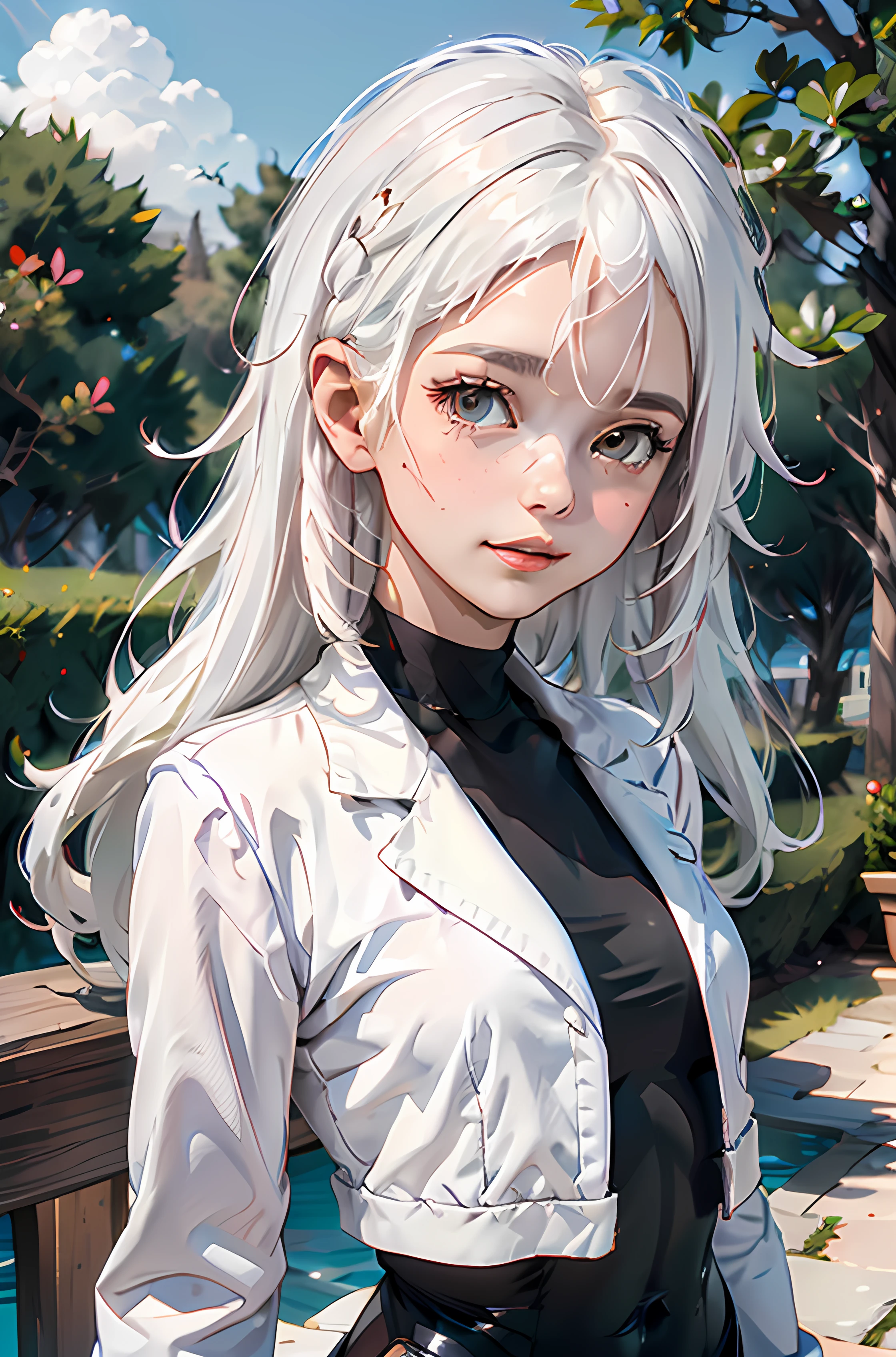 elenidef, onlyeleni,white hair,