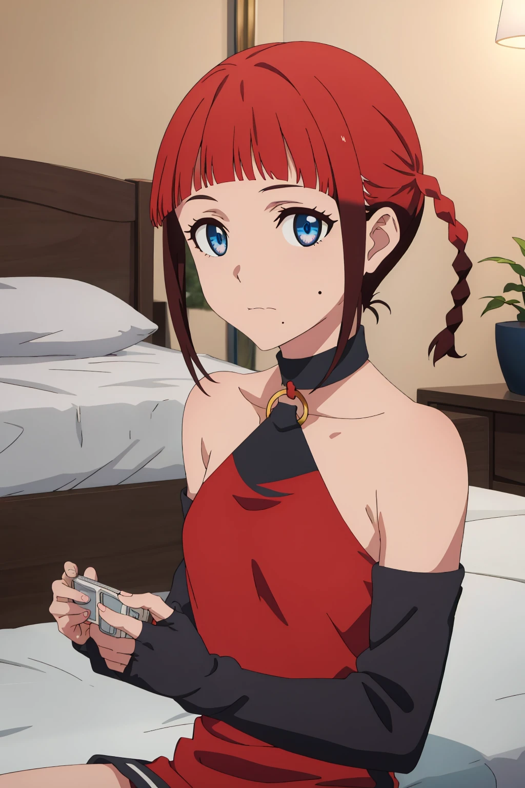 ((Best quality)), ((masterpiece)), ((details)), no background image, The image background is plain white, there is no background, perfect body, perfect face, sakura haruno, standing, looking at viewer, 1girl, solo, short hair, pink hair, green eyes, hands clenched into fists, black gloves, both hands clasped, open clothed, open wear, open the dressed, qipao dress red colour with round white mark in the middle clothes, open dress, seen underwear, black underwear, tight shortpants, transparent shortpant, seen pussy, detail, white thigh tie on right thigh, black high boot, black high knee sock, realistic, ultra high image quality, 8k, 8k wallpaper, 70mm lens camera.