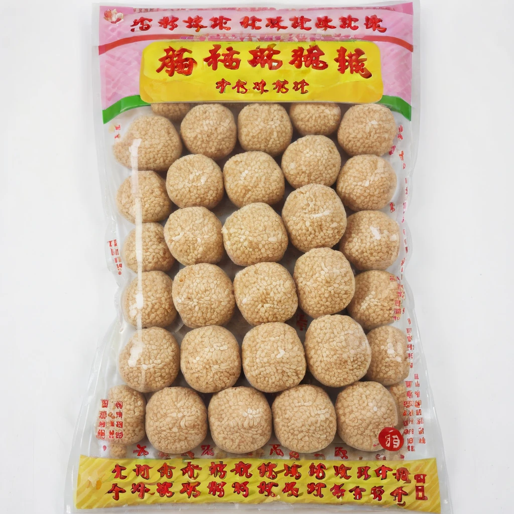 <lora:marao:0.75>, a bag of rice balls with chinese writing on it