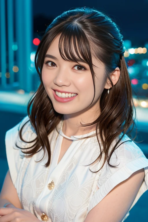 top-quality、超A high resolution、(Photorealsitic:1.4)、女の子1人, dress、Posing,fullllbody、party