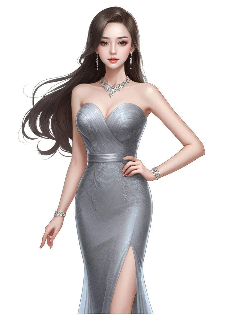 <lora:xiaokek:0.6>1beautiful girlï¼evening dress,full full body,