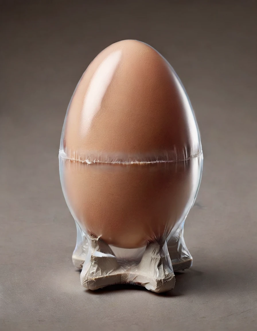 chicken egg, made of ral-shrnkwrp <lora:ral-shrnkwrp:1>