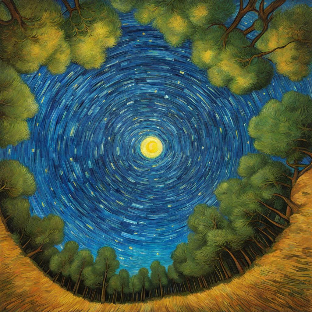 Below Huddled The Starry Nights by Vincent van Gogh <lora:SDXL_Below-Huddled_LoRA:1.0>