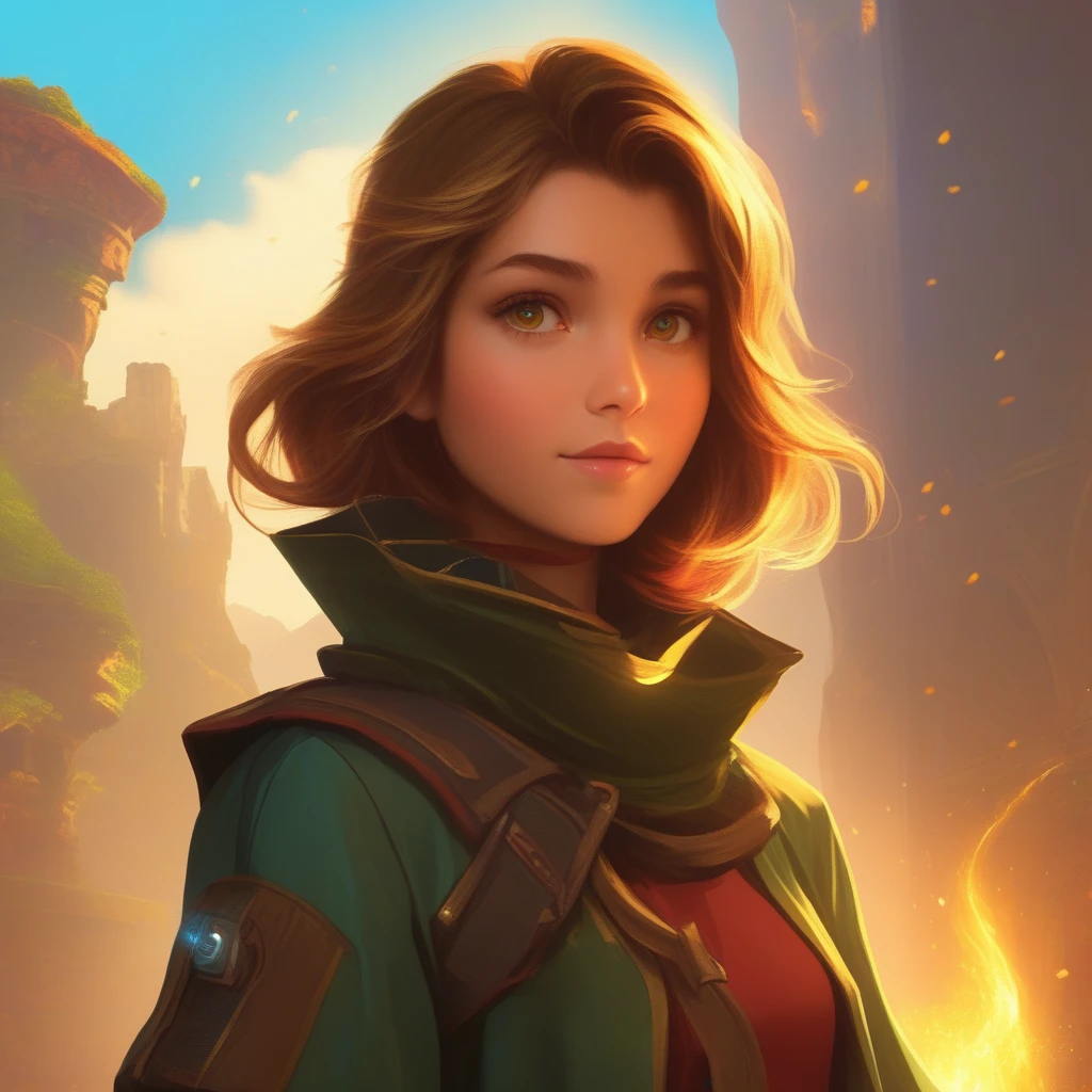 concept art Game Character Girl,1girl,solo,Character design,<lora:art girl_XL_v1.0-000010:1>, . digital artwork, illustrative, painterly, matte painting, highly detailed