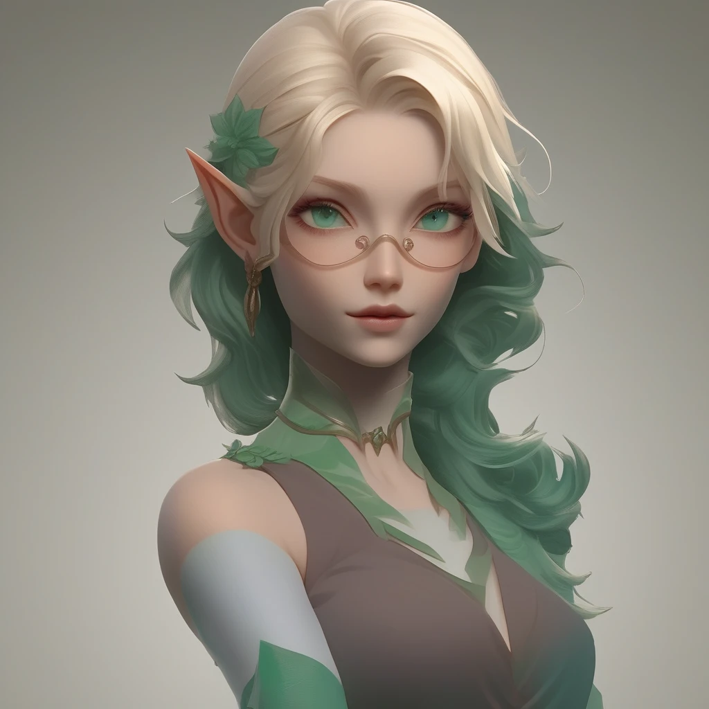 game character,role conception,art2.5d 1girl,solo,looking at viewer,simple background,pointy ears,elf,<lora:è§è²SDXL_V1.0_000008:1>,