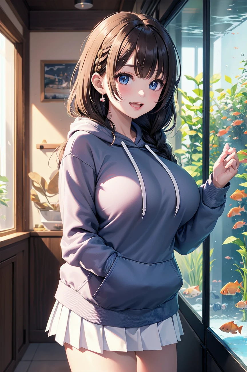 1girl,braids,((white),(hoodie)),(mini pleated skirt),huge breasts,happy,heart,aquarium,
32K,16K,4K,8K,best quality,masterpiece,ultra high res,professional lighting,physically-based rendering,(beautiful background illustration),available light,