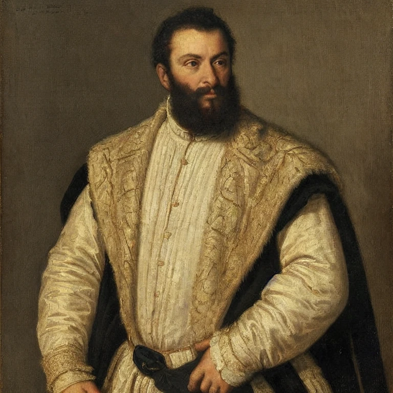 portrait of a man, dramatic scene,<lora:Saint_TitianV1:0.6>, st_titian_v1