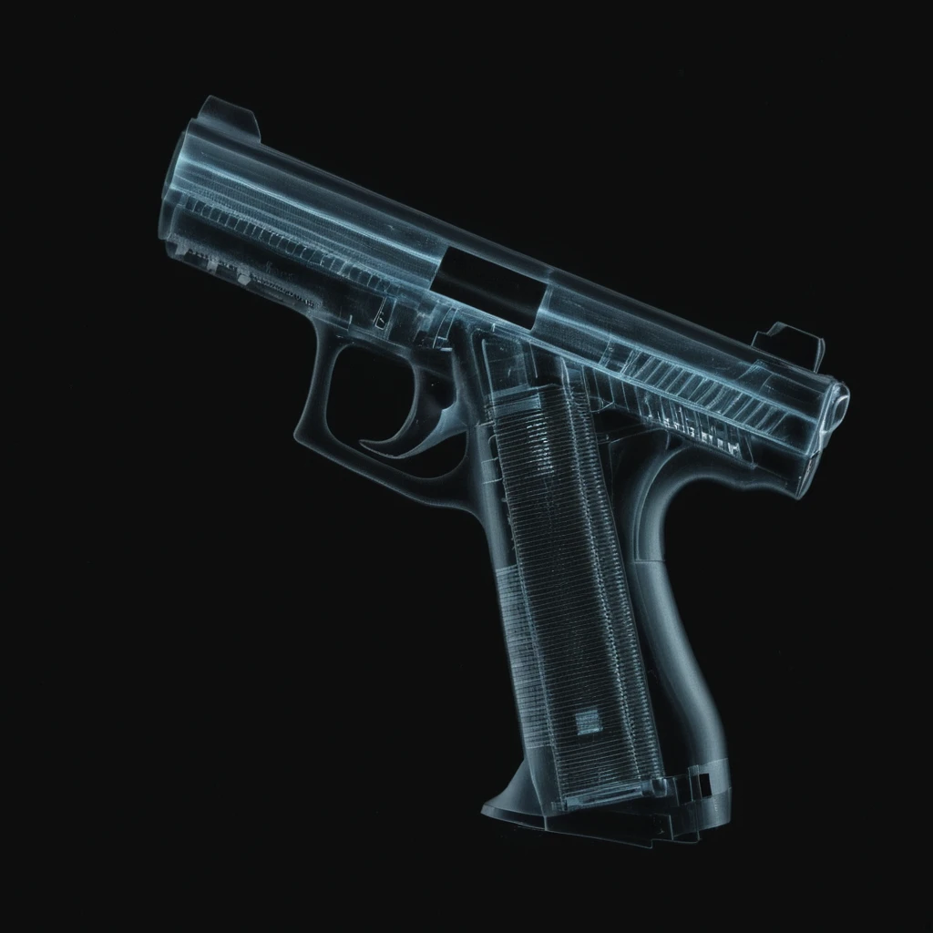cinematic film still of <lora:x-ray style:1> X-ray of
a gun with a black background
,x-ray style, shallow depth of field, vignette, highly detailed, high budget, bokeh, cinemascope, moody, epic, gorgeous, film grain, grainy
