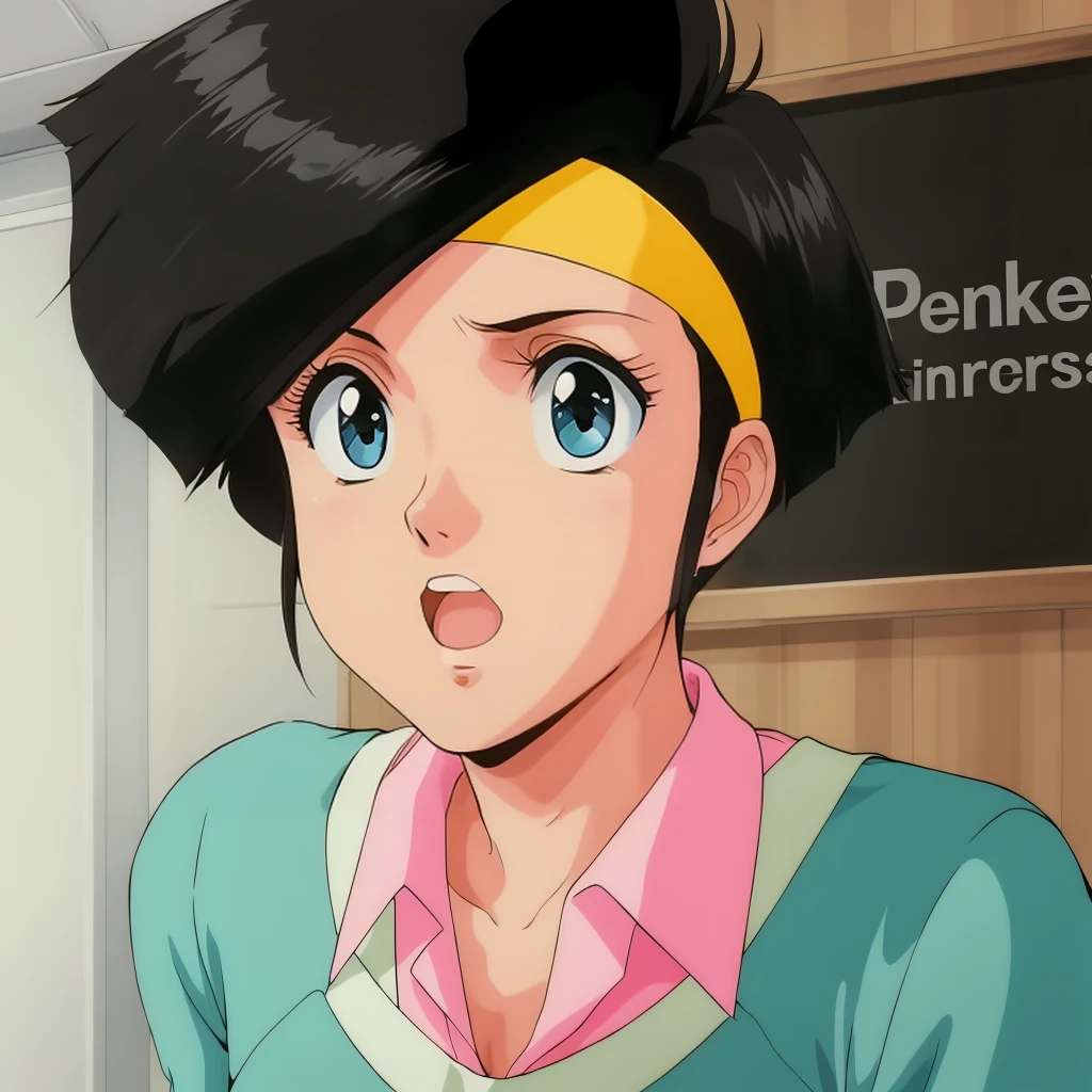 <lora:LinnaYamazaki002:0.7>,<lora:add_detail:0.5>,<lora:noline:0.3>,<lora:boldline:-0.3>,surprise,open mouth,
LinnaYamazaki,1girl,
headband,
pink collared shirt,green outerwear,