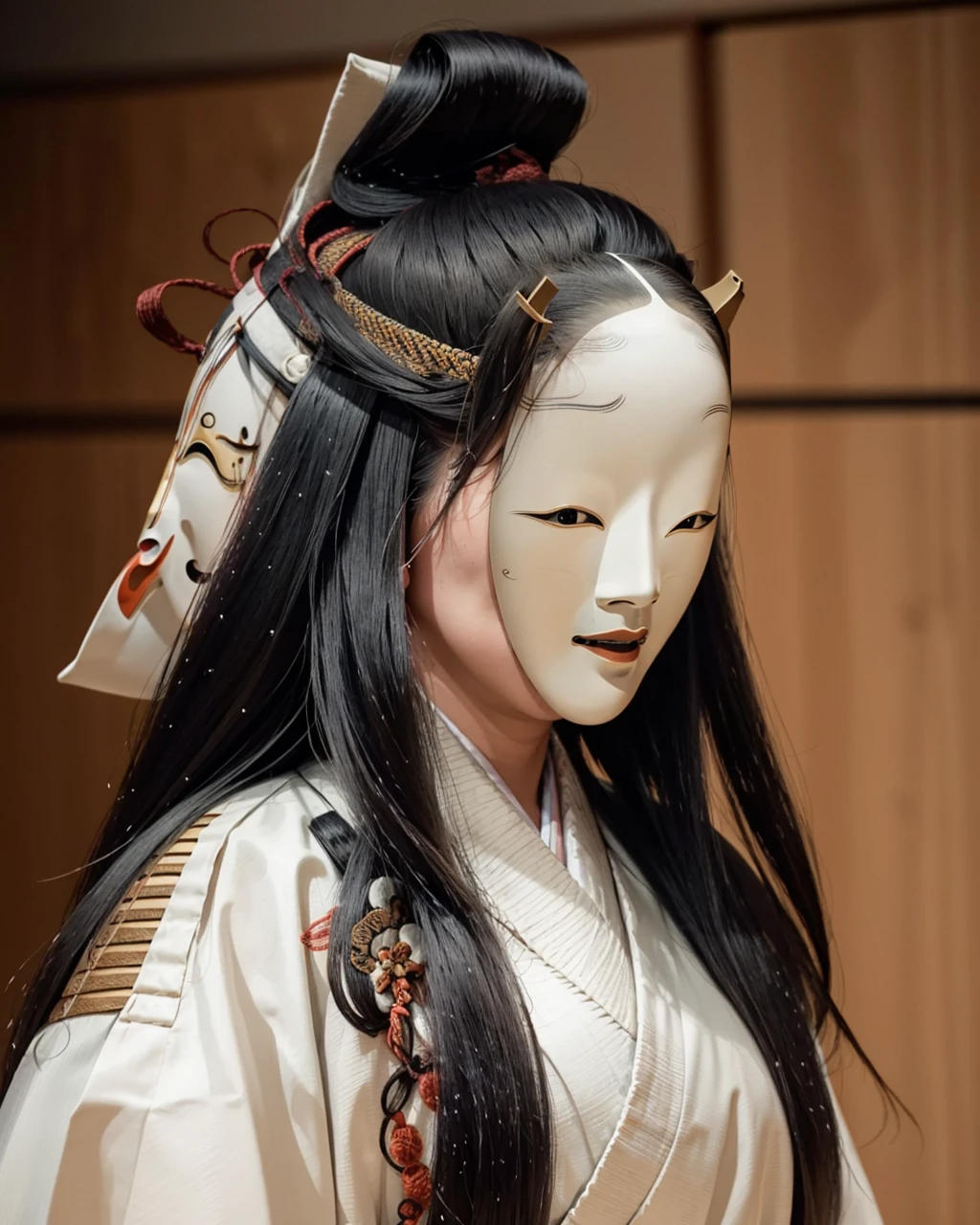 best quality,masterpiece,highly detailed,ultra-detailed, <lora:neg4all_bdsqlsz_V3.5:-1>,1girl
<lora:nohmask:1> noh,( noh mask:1.3), japanese clothes