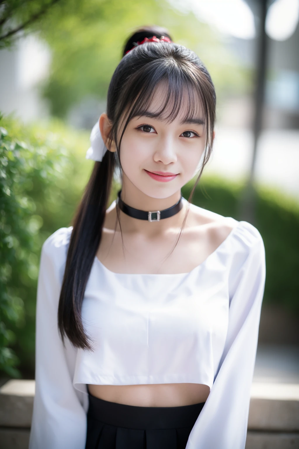 <lora:mayu_v01:0.9>,
(8k, RAW photo, best quality, masterpiece:1.2), (realistic, photo-realistic:1.37), omertosa,1girl, blurry background,lake, sunlight,professional lighting, photon mapping, radiosity, physically-based rendering, backlight bokeh, blurry background,smile, mature,((black choker)), red lips, student ,((lights shinning on the face))
head portrait
,
sunlight, ((outdoors)) ,((light shinning on the hair))
millitary uniform,bare midriff,crop top,
((ponytail hair)), ((floating hair)), blonde,straight hair, glowing hair,
135mm lens,,big breast,red lips,smile