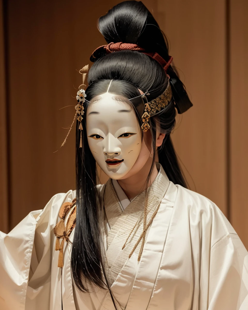 best quality,masterpiece,highly detailed,ultra-detailed, <lora:neg4all_bdsqlsz_V3.5:-1>,1girl
<lora:nohmask:1> noh,( noh mask:1.3), japanese clothes