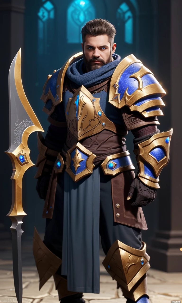 epicarmor2024, best quality, masterpiece, raw photo, depth of field, looking at viewer, bladed pauldrons, glowing accents, magical, vibrant colors, plain background, fantasy, epic Armor, rare armor, 5 fingers, depth of field, dwarf