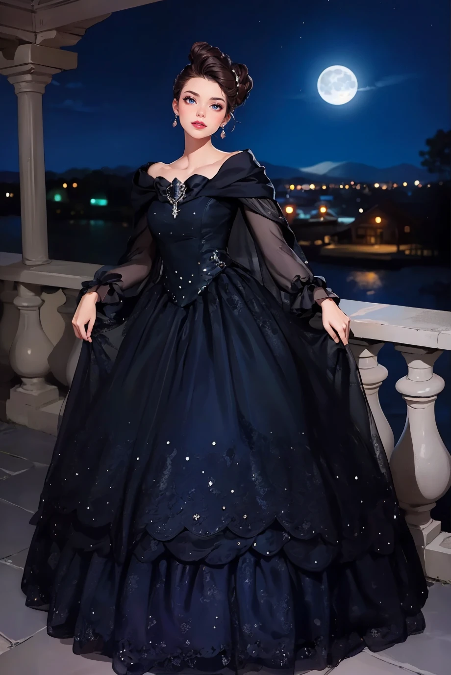 A Gothic Starry Night - Gown 4 v1.0