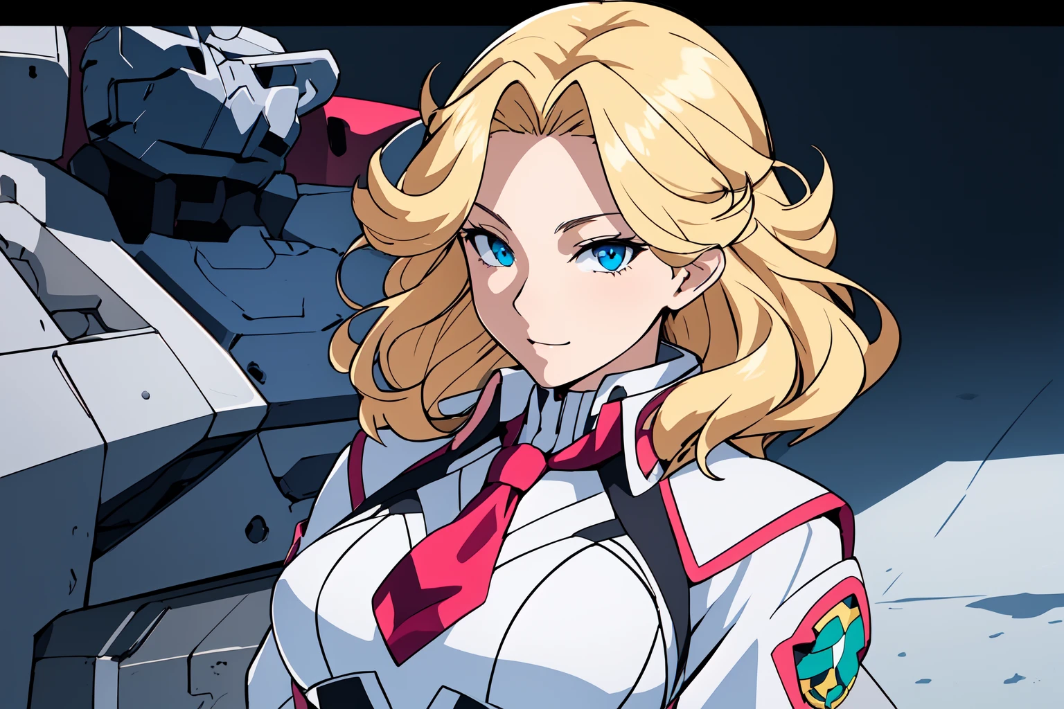 (RAW photo, best quality), 1girl, 
 <lora:srw_og_leona_garstein_v1_2-000003:1>, srw_leona_garstein, military uniform, necktie,