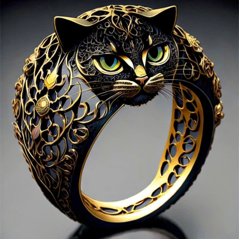 ring, no human, cat, simple background, masterpiece,best quality  <lora:Copax_StyleMix_2_Ring_Animal:1>