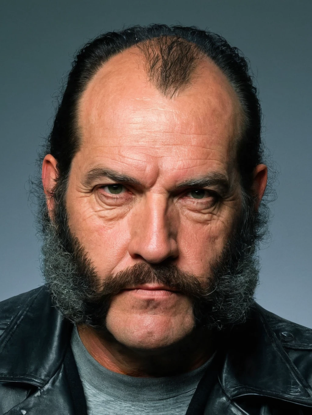 hells angels biker <lora:A_Sideburns_Cut:1.1>a_sideburns_cut, side-burns, (mutton-chops)