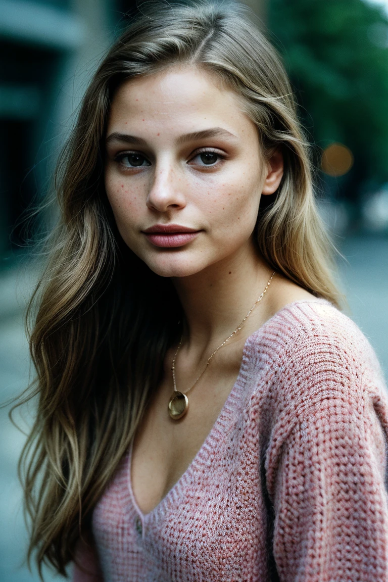 Young woman, blonde long hair, brown eyes, Outfit, perfect hands, realistic, 8k Ultra HD, high quality, Canon EOS R5, lens: Sigma 105mm ART, aperture: 2.5, exposure: 1/200 s, ISO: 200, photographer Jeff Kravitz, pay attention to the accuracy