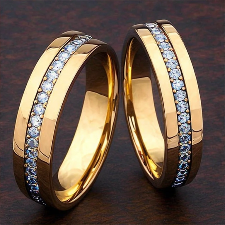 wedding rings, no human, simple background, masterpiece,best quality  <lora:Copax_StyleMix_4_Wedding_Rings:1>