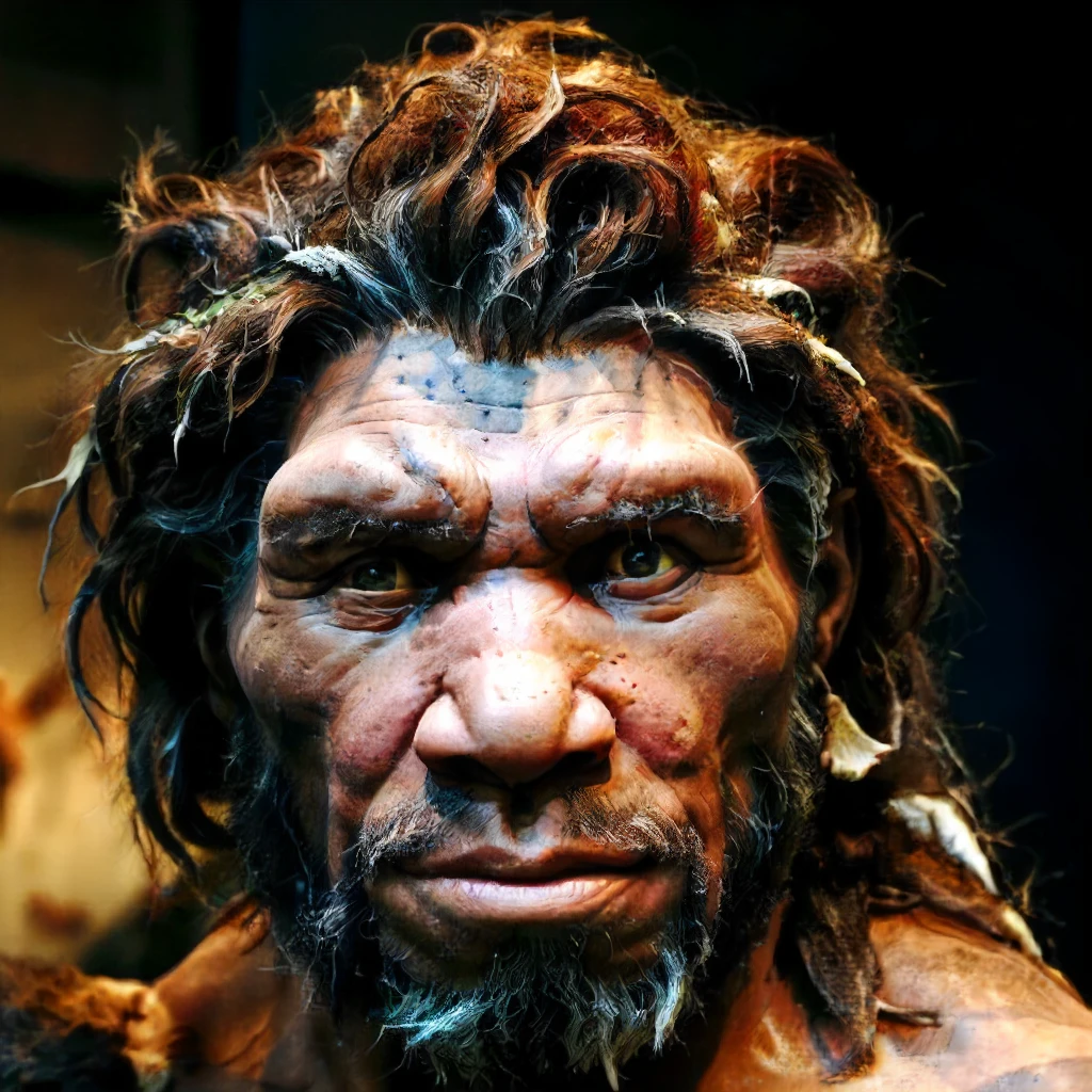 (photorealistic, realistic, raw photo:1.5) and (intricately detailed:1.25), epic, masterpiece, best quality, neanderthal man, <lora:xl_more_art-full_v1:0.99>