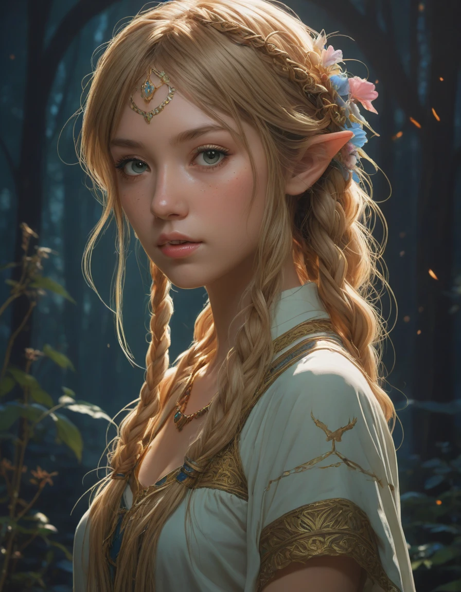 great lighting, the legend of Zelda, Focused lights, whimsical fairytale, psychedelic trip <lora:dare_fairytale_trip:0.8> BREAK ï¿½ anime, japanese style russian girl, light and shadow effects, intricate, highly detailed, digital painting, art station, concept art, smooth, sharp focus, illustration, advanced digital anime art, art by artgerm and greg rutkowski and alphonse mucha and william - adolphe bouguereau, craig mullins, j. c. leyendecker, atmospheric lighting, detailed face, by makoto shinkai, stanley artgerm lau, wlop, rossdraws ï¿½, digital surveillance control center, ai-driven surveillance systems, facial recognition algorithms, data analysis