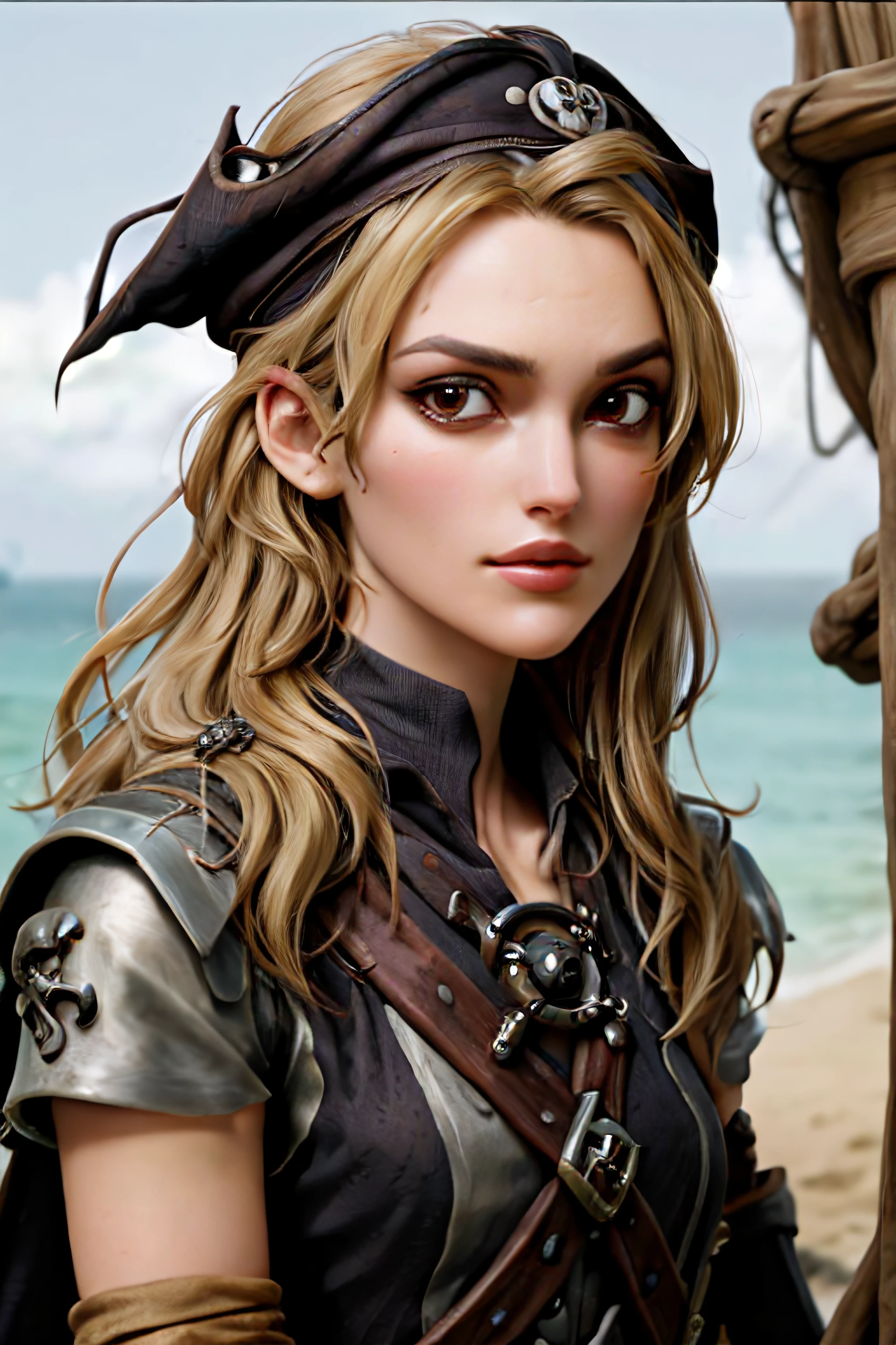 k31r4k, 1girl, face, medieval fantasy, pirates