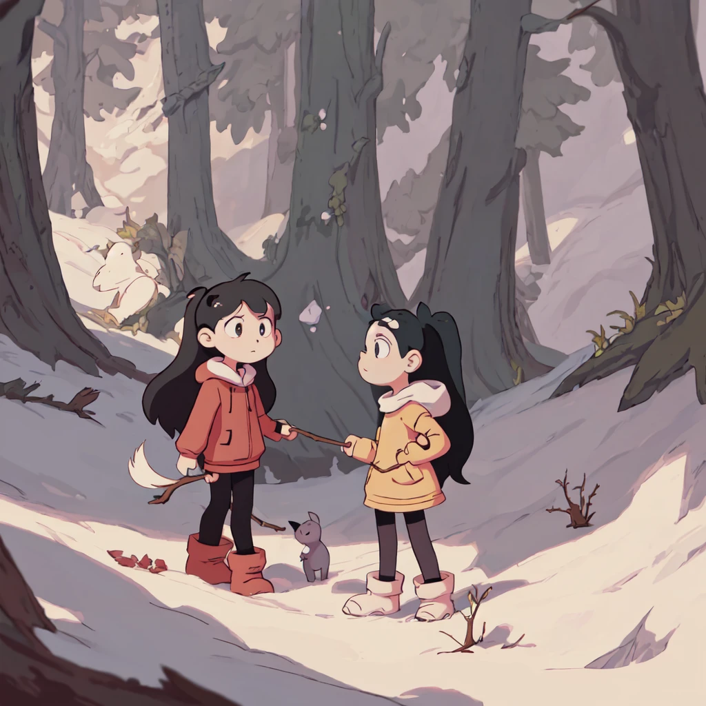 hilda, with twig, <lora:Hilda_Meina__1.5_512_36_fixed:1>