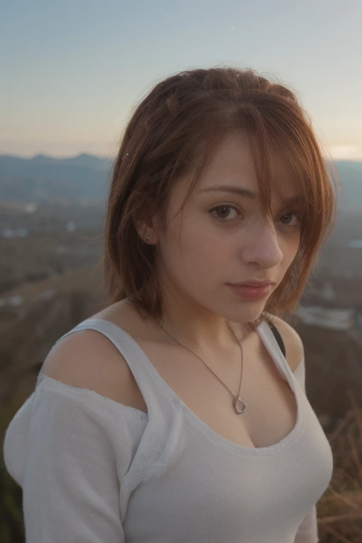 portrait photograph of (m4d150n:0.9), standing on a mountain, <lora:m4d150n-10:1>