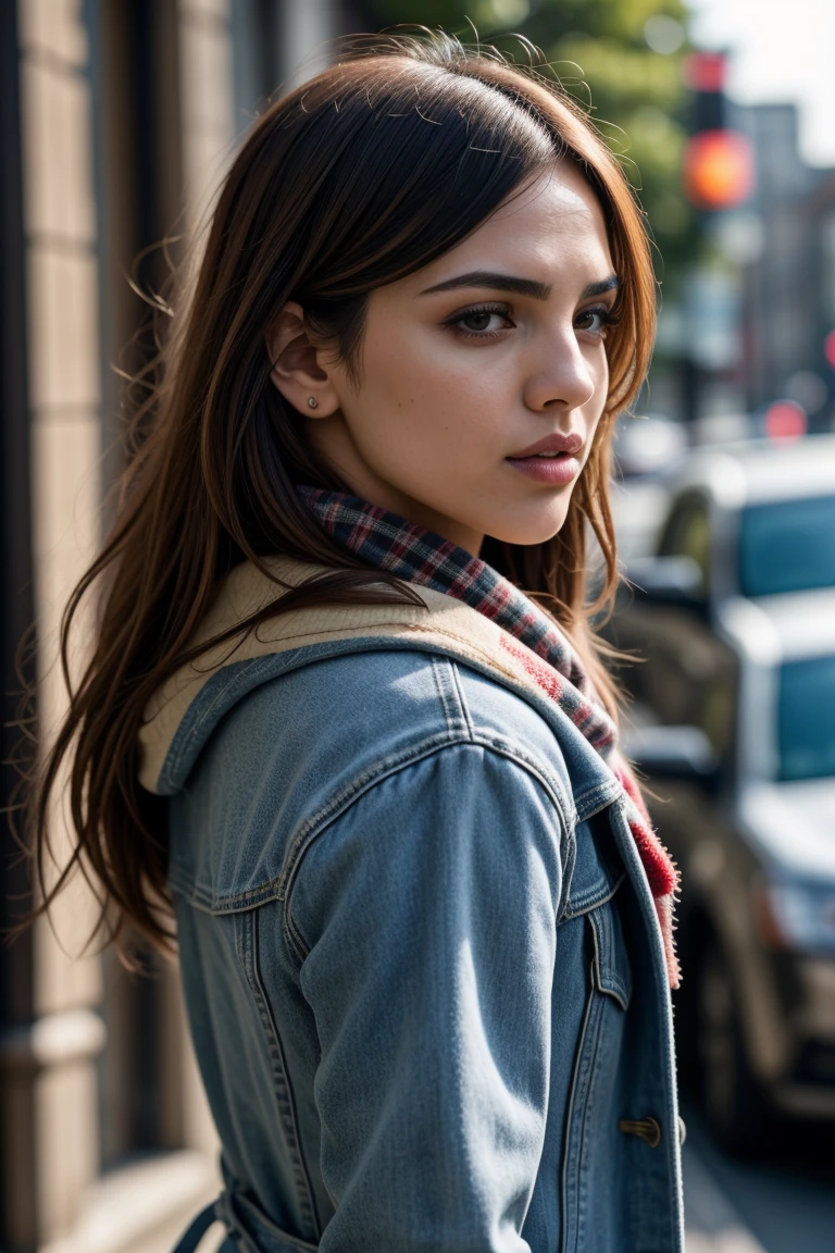 RAW photo, tv_Eiza_Gonzalez_A_V1, doubtful expression, ((full body shot)), action shot, wearing coat and scarf , bathroom, blue eyes, red hair, pale skin, shot from the side, full body shot, flirting with the camera, instagram pose, photo, f1.4, 40mm, raw, 8k, textured skin, skin pores, intricate details, PA7_Photo <lora:detail_slider_v4:1.5>