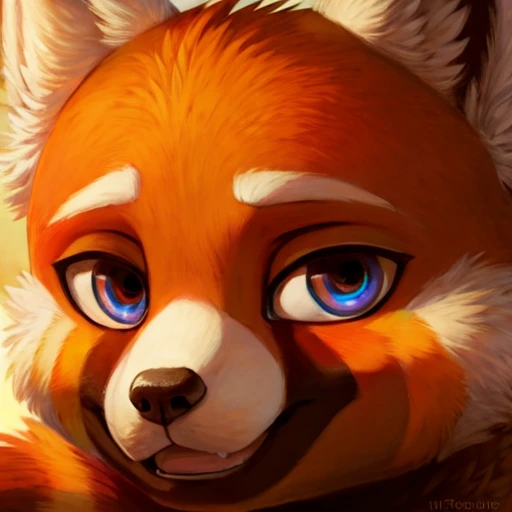 masterpiece, best quality ,  <lora:Turning_Red:1> , red panda , beautiful eyes , beautiful eyes