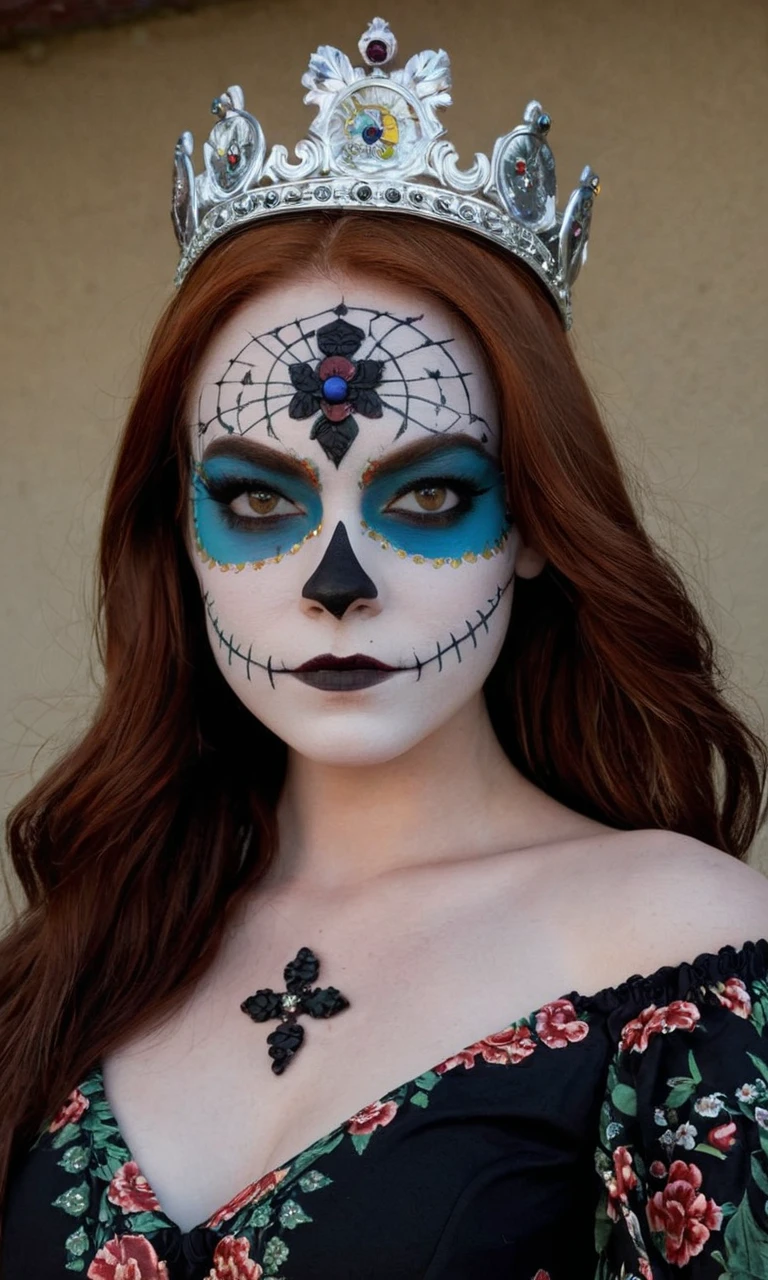 ((woman in katr1na face paint:1,catrina crown, talavera dress)),photo of sks woman,<lora:CatrinaMulti_byDevDope.safetensors : 1>
<lora:lora_emmastone_v1_from_v1_160 : 1>