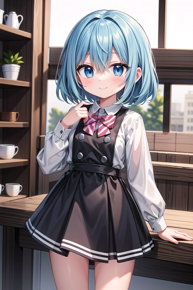 insanely detailed, absurdres, ultra-highres, ultra-detailed, best quality,
1girl, solo, nice hands, perfect hands
BREAK
wearing school uniform, (cleavage:-1.5)
BREAK
happy smile, laugh, closed mouth
BREAK
45 angle,
standing, cowboy shot, looking at viewer
BREAK
slender, kawaii, perfect symmetrical face, ultra cute girl, ultra cute face, ultra detailed eyes, ultra detailed hair, ultra cute, ultra beautiful
BREAK
in coffee shop, depth of field, ultra detailed background
BREAK
medium large breasts
BREAK
rainbow color hair, multiple color hair, rainbow color eyes, fishtail, hair between eyes