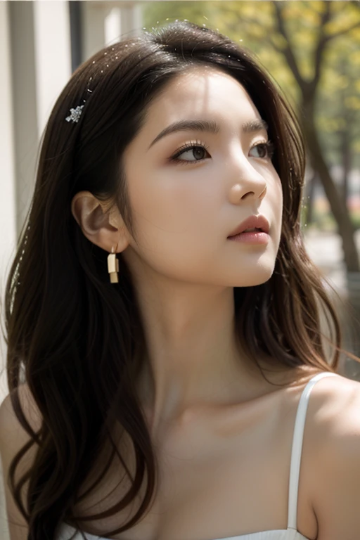 (32K,high-detail,high detal,hight resolution,highdensity,独奏:1.3),(Realistic people,Live action,A detailed eye,hight resolutionの目,Fine eyes,Eyes that look like they are alive,beautiful dark blue eyes,Fishing eyes,Detailed lips,Crystal clear white skin,detailed realistic faces:1.3),(Japanese ido,Korean Idols,model in Japan,Korean models,Korean K-Pop Female Idols:1.2),(with a flushed face,natural make up,a necklace,piercings)(Wintersのコート,),(Sexy and very beautiful Korean16 years old little girl,Cool eyes,little smiling,frontage,Looking at the camera,Fashion Leader,fashion modell,Soft skin,Unforgettable eyes,Her eyes are too beautiful,I want to go to Paris Collection..,Cutting-edge fashion:1.6),(showing your whole body,Show full-body fashion,Fashion that stands out:1.7),Winters,It's snowing(Winters),I'm wearing a red outerwear、