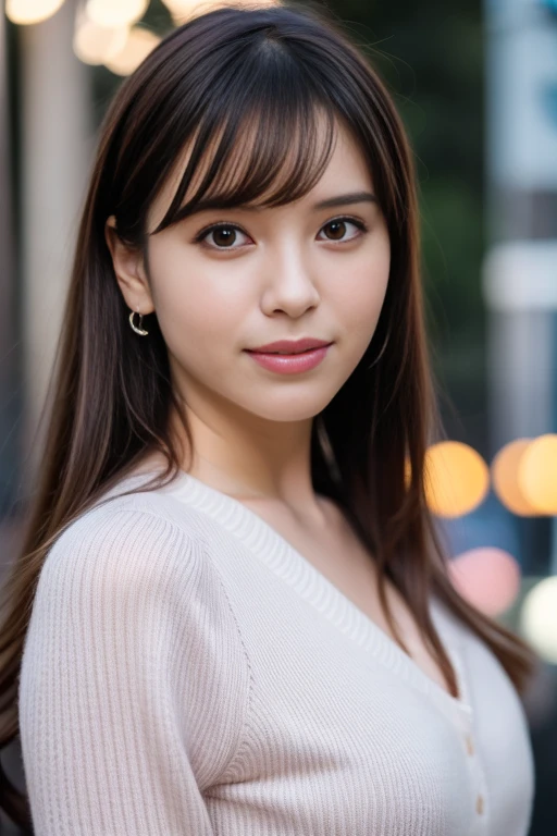 1girl,(RAW photo, best quality), (realistic, photo-realistic:1.4), masterpiece, an extremely delicate and beautiful, extremely detailed, 2k wallpaper, Amazing, finely detail, extremely detailed CG unity 8k wallpaper, ultra-detailed, highres, soft light, beautiful detailed girl, extremely detailed eyes and face, beautiful detailed nose, beautiful detailed eyes,cinematic lighting,perfect anatomy,slender body,smiling ,(bokeh:1.3)
in front of izakaya,narrow street like nakano,lights reflected on wet floor,after rain,night time,shop sign lights,winter night
wearing cashmere jacket
 <lora:kadoyaakiko_lora:0.8>