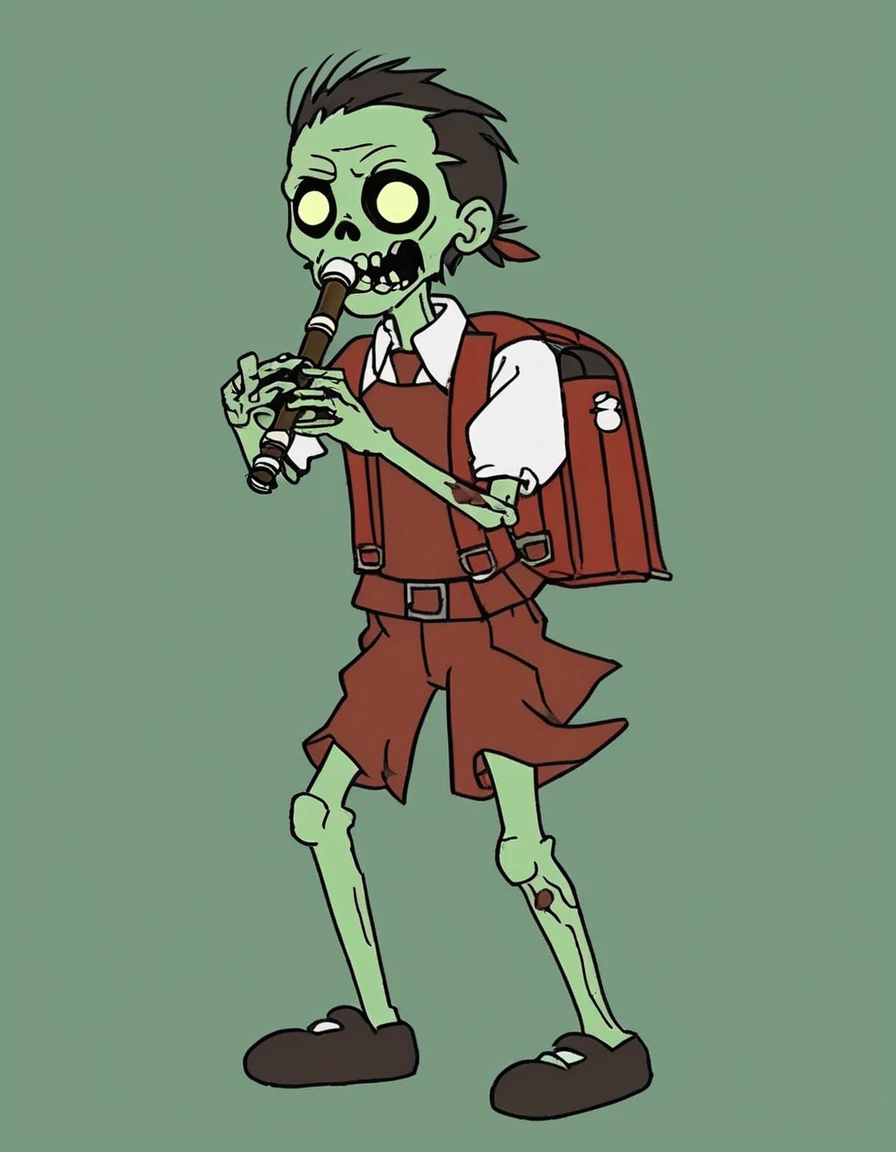 swsb-style, Zombie, playing recorder