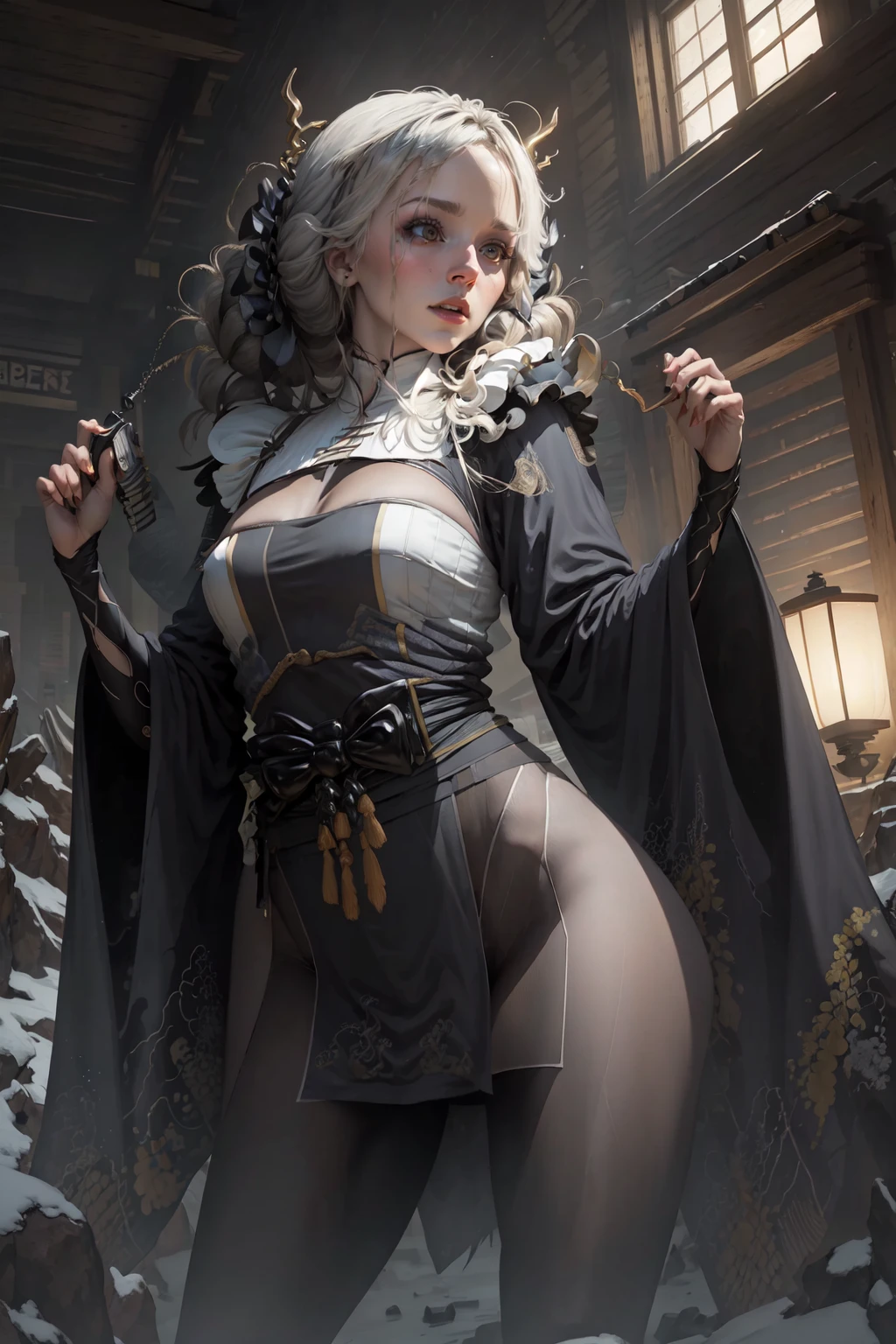 <lora:WinterBlanc:1>, WnterBlnc, Ultra-detail, (highres:1.1), best quality, (masterpiece:1.3), cinematic lighting