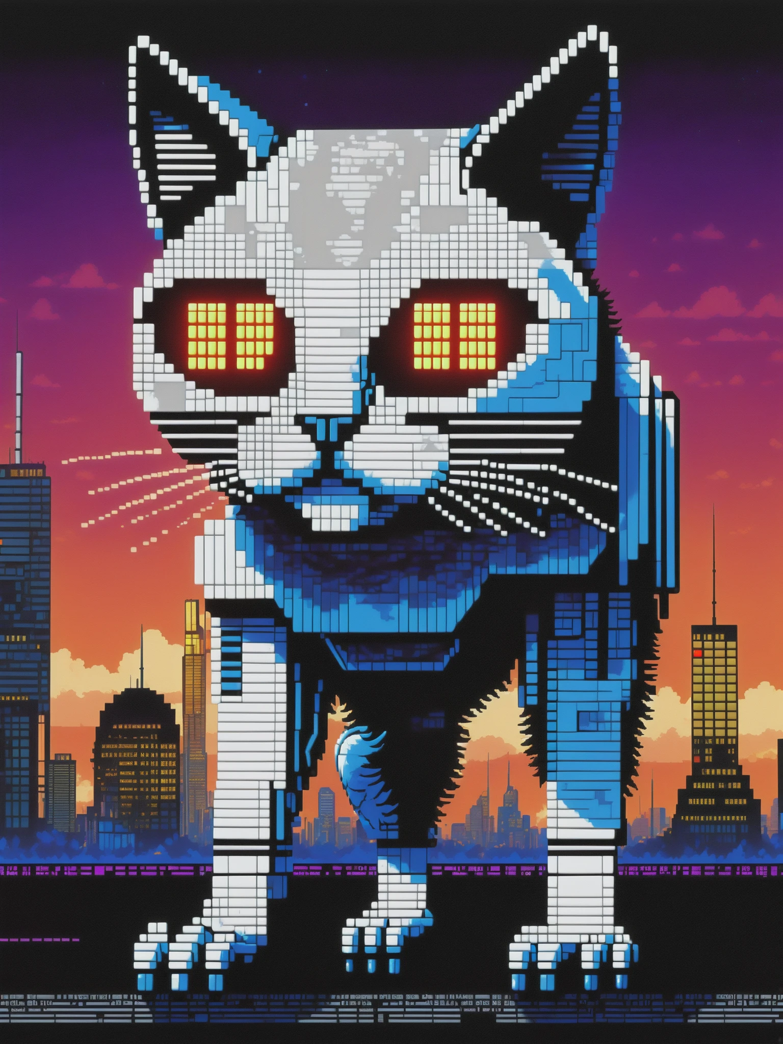 ((Amiga ASCII art, ASCII art)), Classic Amiga spaceship, pixel art perfection, (retro-futuristic:1.3), (nostalgic:1.2), vibrant color palette, dynamic starfield background, 16-bit era charm:1.4.
((Amiga ASCII art, ASCII art)), Playful Amiga-style pixel cat, (whimsical:1.3), (cute:1.2), expressive eyes, pixel fur texture, sitting on a checkerboard floor, pixelated mouse toy:1.4.
((Amiga ASCII art, ASCII art)), Cyberpunk city skyline, Amiga-style, (futuristic:1.3), (neon-lit:1.2), towering skyscrapers, pixelated flying cars, night sky filled with pulsating digital stars:1.4.
((Amiga ASCII art, ASCII art)), Fantasy knight in armor, Amiga pixel art, (epic:1.3), (medieval:1.2), pixelated sword gleaming, intricate armor details, dramatic castle silhouette backdrop:1.4.
((Amiga ASCII art, ASCII art)), Pixelated Amiga-style tropical beach, (relaxing:1.3), (summer vibes:1.2), palm trees swaying, pixel waves crashing, sun setting over the pixelated horizon:1.4.
((Amiga ASCII art, ASCII art)), Pixel art robot with Amiga aesthetics, (futuristic:1.3), (mechanical:1.2), glowing eyes, intricate joints, standing against a pixelated industrial backdrop:1.4.
((Amiga ASCII art, ASCII art)), Pixel art Amiga-style wizard casting a spell, (magical:1.3), (fantasy realm:1.2), glowing staff, pixelated arcane symbols, enchanted forest background:1.4.
((Amiga ASCII art, ASCII art)), Pixelated Amiga-style racing car, (speedy:1.3), (retro racer:1.2), vibrant colors, sleek design, pixelated racetrack stretching into the distance:1.4.
((Amiga ASCII art, ASCII art)), Cute pixel art spaceship in Amiga style, (adorable:1.3), (space exploration:1.2), pixel thrusters firing, planetary backdrop, pixel stars twinkling:1.4.
((Amiga ASCII art, ASCII art)), Pixelated Amiga-style dragon, (mythical:1.3), (fire-breathing:1.2), intricate scales, wings spread wide, pixelated mountainous landscape:1.4.
((Amiga ASCII art, ASCII art)), Pixel art Amiga-style robot cat, (playful:1.3), (sci-fi:1.2), glowing robotic eyes, pixelated metallic fur, futuristic cityscape background:1.4.
((Amiga ASCII art, ASCII art)), Pixelated Amiga-style pirate ship, (nautical adventure:1.3), (swashbuckling:1.2), sails billowing, pixelated waves crashing, island fortress backdrop:1.4.
((Amiga ASCII art, ASCII art)), Pixelated Amiga-style ninja, (stealthy:1.3), (ancient warrior:1.2), pixel shurikens flying, intricate pixelated katana, moonlit rooftop setting:1.4.
((Amiga ASCII art, ASCII art)), Retro Amiga-style pixel ghost, (spooky:1.3), (cute haunt:1.2), translucent pixels, floating over pixelated graveyard, haunted mansion silhouette:1.4.
((Amiga ASCII art, ASCII art)), Pixelated Amiga-style alien spaceship, (extraterrestrial:1.3), (sci-fi adventure:1.2), glowing portals, pixel stars in the cosmic backdrop, otherworldly:1.4.
((Amiga ASCII art, ASCII art)), Pixel art knight on horseback, Amiga style, (medieval:1.3), (chivalrous:1.2), lance raised, pixelated armor details, charging across pixelated battlefield:1.4.
((Amiga ASCII art, ASCII art)), Pixelated Amiga-style cyberpunk detective, (noir vibes:1.3), (detective story:1.2), trench coat pixels, fedora pixelated, rain-soaked neon cityscape:1.4.
((Amiga ASCII art, ASCII art)), Pixelated Amiga-style wizard duel, (magical showdown:1.3), (fantasy duel:1.2), pixelated spells colliding, arcane symbols, floating islands backdrop:1.4.
((Amiga ASCII art, ASCII art)), Pixelated Amiga-style retro arcade, (nostalgia:1.3), (game over:1.2), pixel characters playing, glowing pixelated arcade machines, neon-lit atmosphere:1.4.
((Amiga ASCII art, ASCII art)), Pixel art Amiga-style astronaut, (space exploration:1.3), (cosmic journey:1.2), floating in pixelated zero-gravity, pixel stars and planets:1.4.