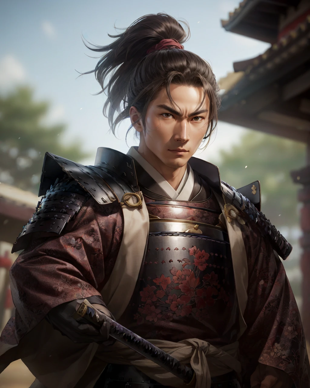 best quality,masterpiece,highly detailed,ultra-detailed, katanaV2
<lora:neg4all_bdsqlsz_V3.5:-1>
A warrior dressed in white armor engraved with plum blossom patterns, symbolizing purity and determination. The clothing is primarily light gray, expressing the samurai's subtlety and composure. The hairstyle is neat and simple, underscoring the warrior's discipline and patience.
<lora:nobunagakatana:1> katanaV2