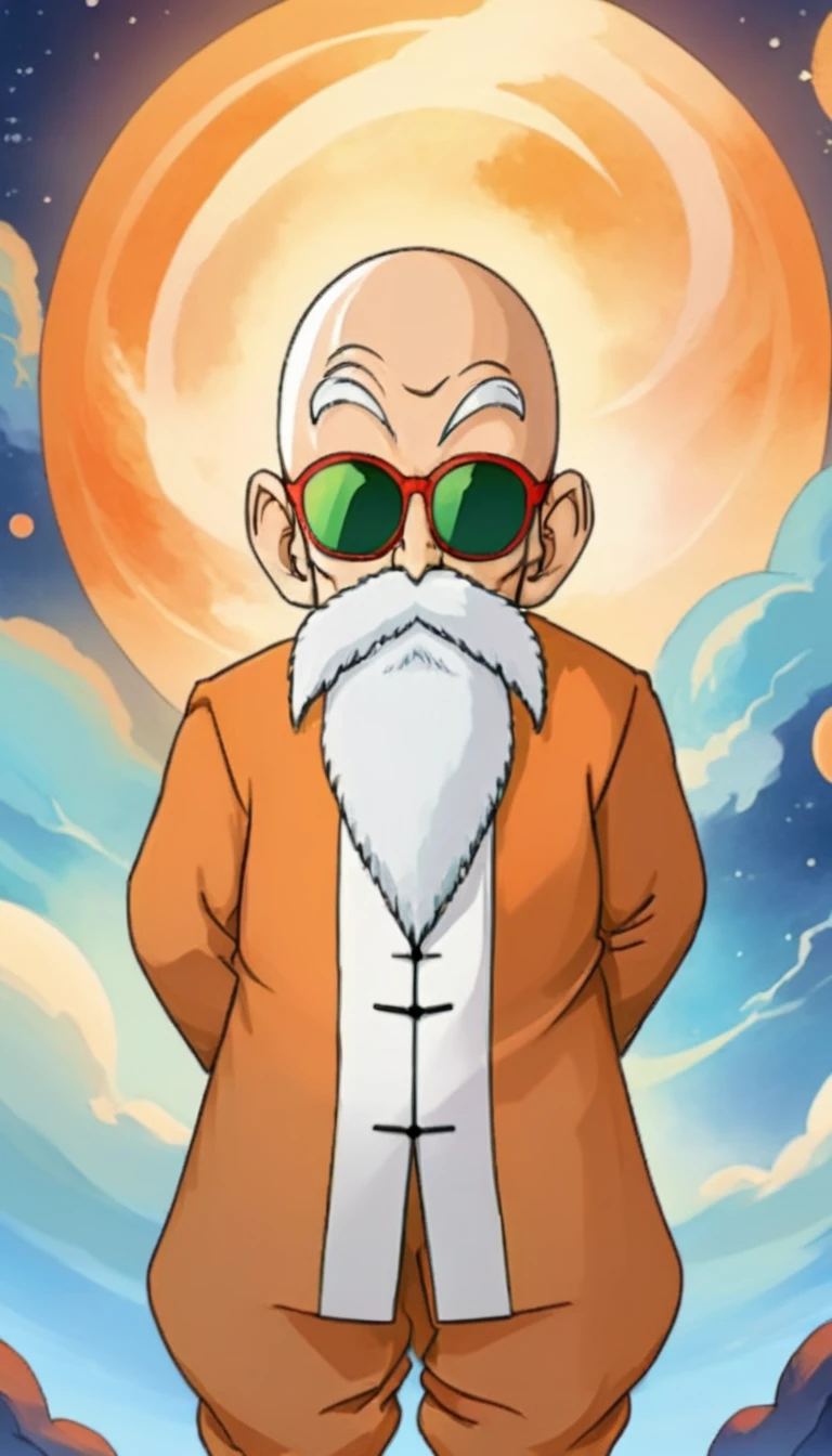 ethereal fantasy concept art of <lora:MasterRoshiXL:1>masterroshi . magnificent, celestial, ethereal, painterly, epic, majestic, magical, fantasy art, cover art, dreamy