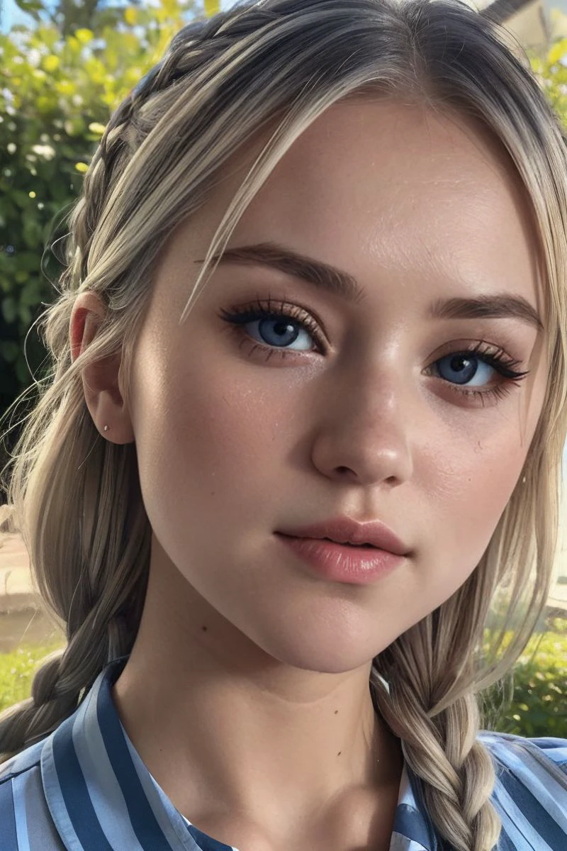 (masterpiece, best quality:1.2), 8k, official art, raw photo, incredibly absurdres, (sailor uniform, serafuku:1.0), 15 years old,highschool student,beautiful girl, pretty face, arch back, close up, , short sleeve, gardenia, violaceaess, (short ponytails:1.3),teen, classroom, looking at viewer, no makeup, film grain, chromatic aberration, sharp focus, facelight, dynamic lighting, cinematic lighting, detailed eyes and face, bokeh background,(cowboyshot:1.3),(small brests:1.2),(skinny:1.2),(smile:1.2),(school swimsuit:1.0),(fullnude:1.0),(show pussy:1.4),(bottomless:1.6),