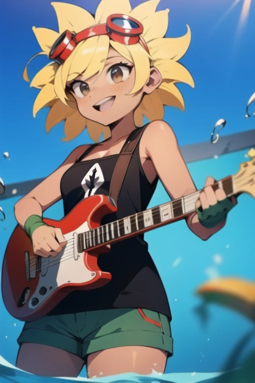<lora:solarflare-06:1> solarflare, holding guitar, playing guitar, under water, masterpiece, best quality