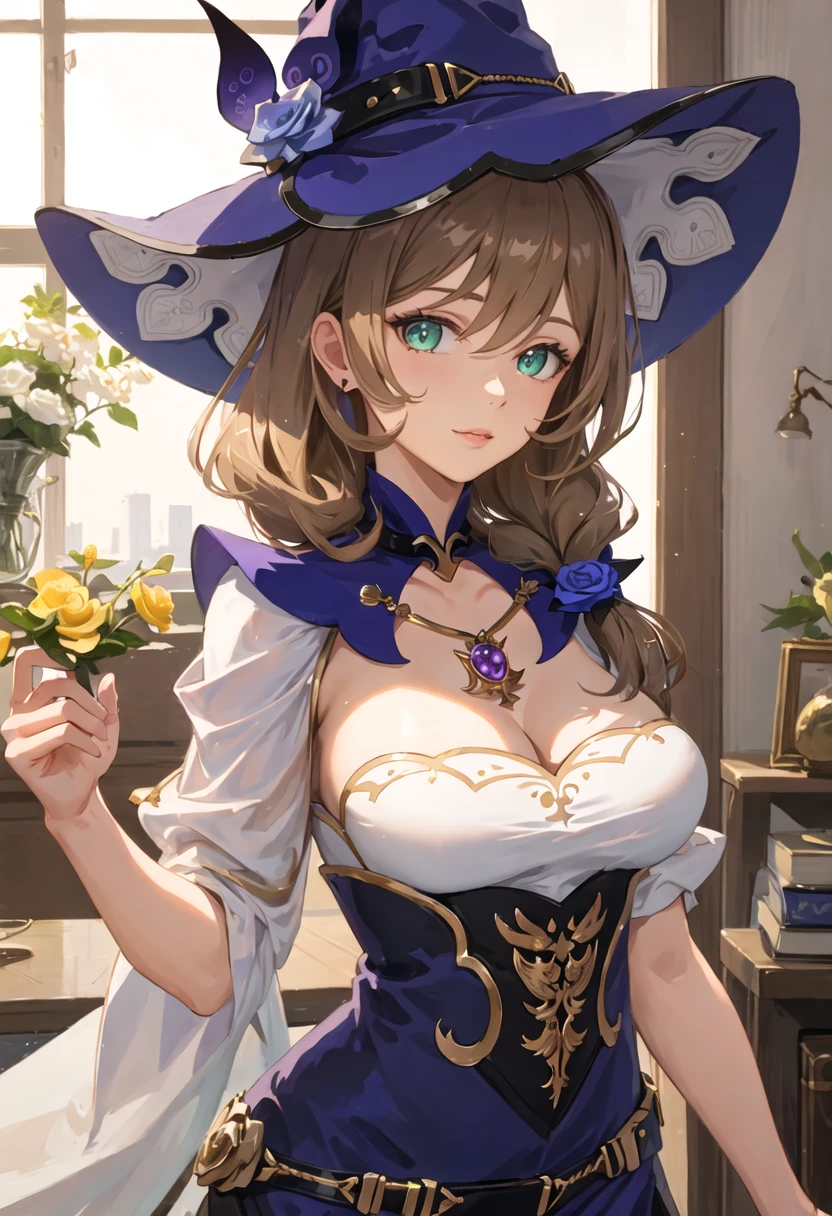 {safe:1.10}, best quality, masterpiece, highres, solo, {lisa_genshin:0.90}, portrait, looking_at_viewer