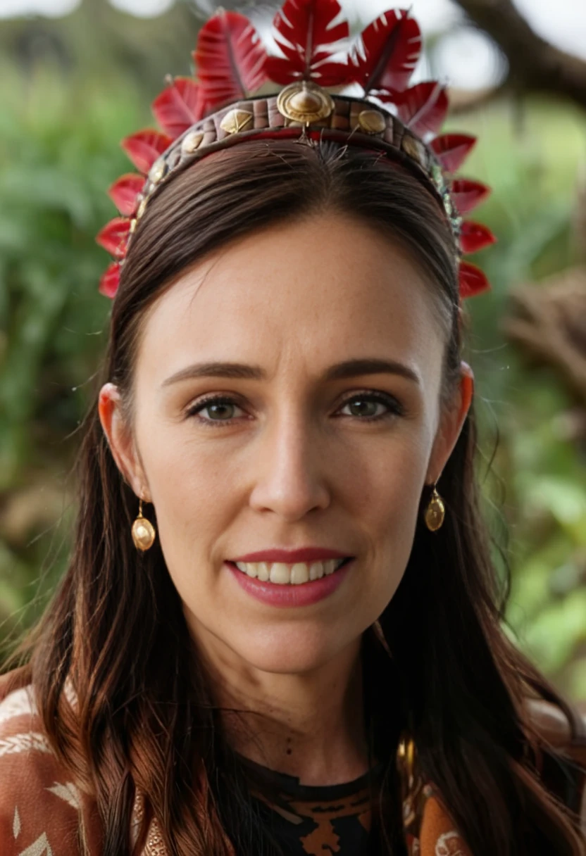 cinematic film still magazine photoshoot of (Jacinda Ardern) <lora:JacindaArdernXL-128:1> as a MÄori chief . shallow depth of field, vignette, highly detailed, high budget, bokeh, cinemascope, moody, epic, gorgeous, film grain, grainy