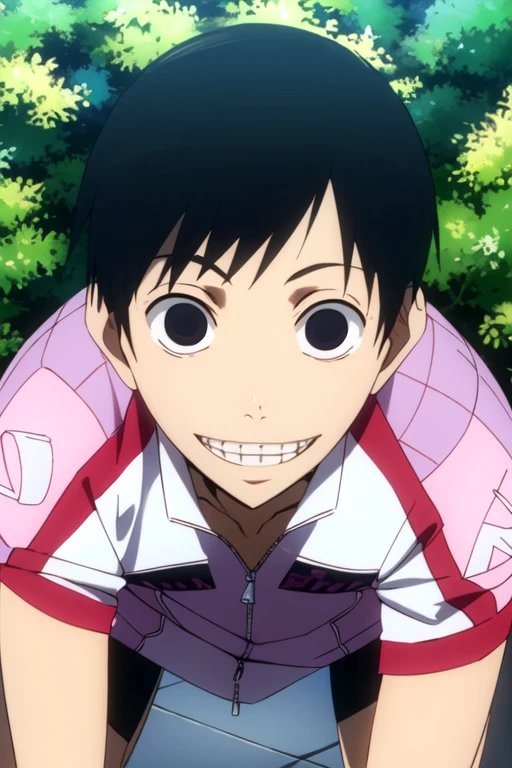 (best quality:1.1), (masterpiece:1.4), , looking at viewer, upper body, depth of field, (watercolor illustration, soft pastel colors:1.1), , 1boy, solo, male focus, <lora:akira_midousuji:0.9>, akira_midousuji, black hair, black eyes, teeth