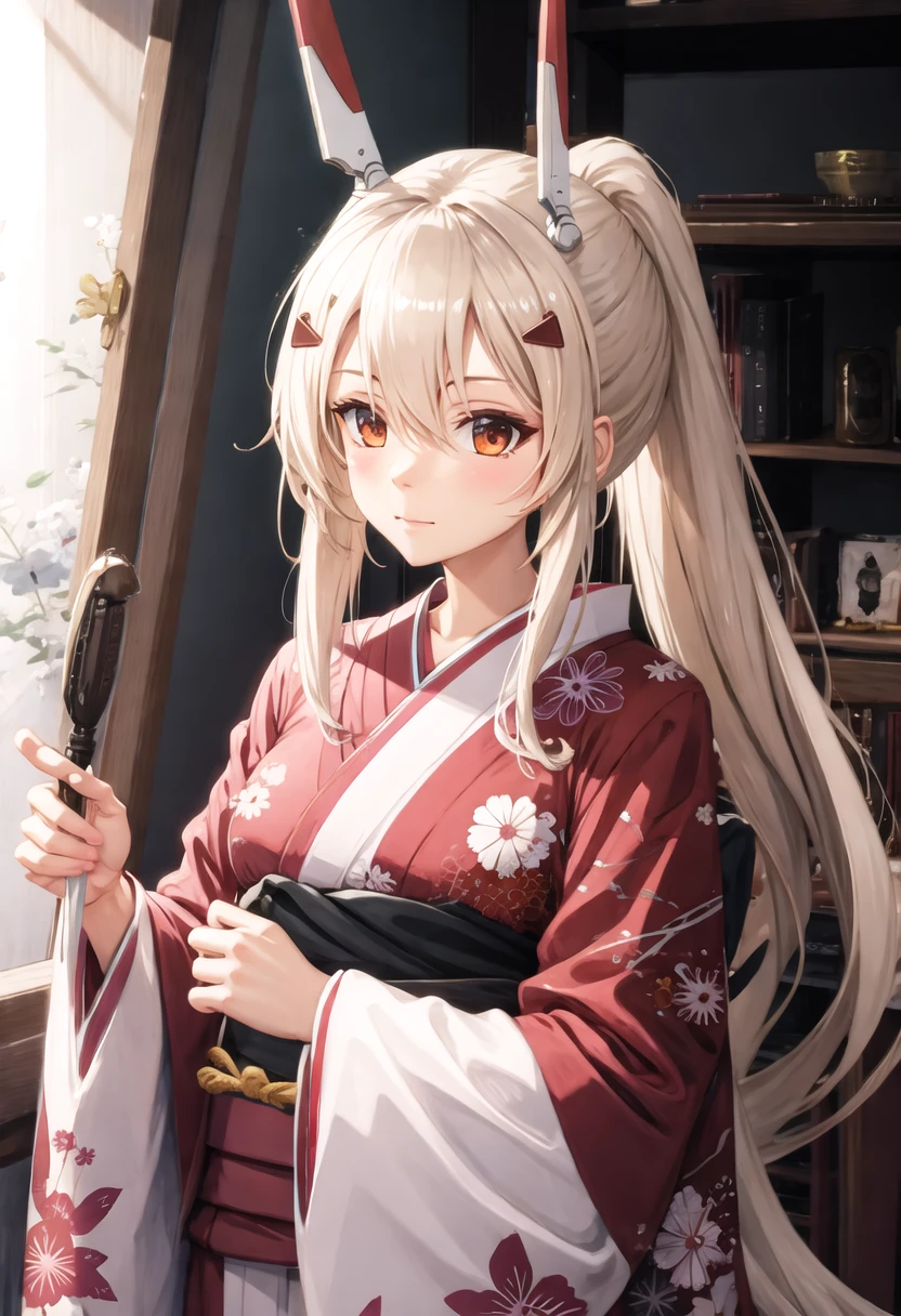 best quality, masterpiece, highres, solo, {ayanami_azurlane:0.90}, {yukata:1.30}, {kimono:1.15}